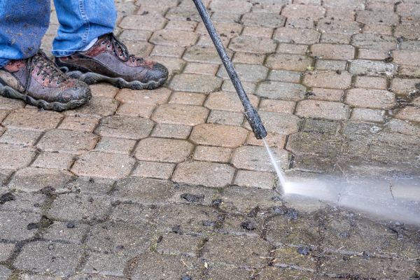 Stone Patio Cleaning in New Braunfels